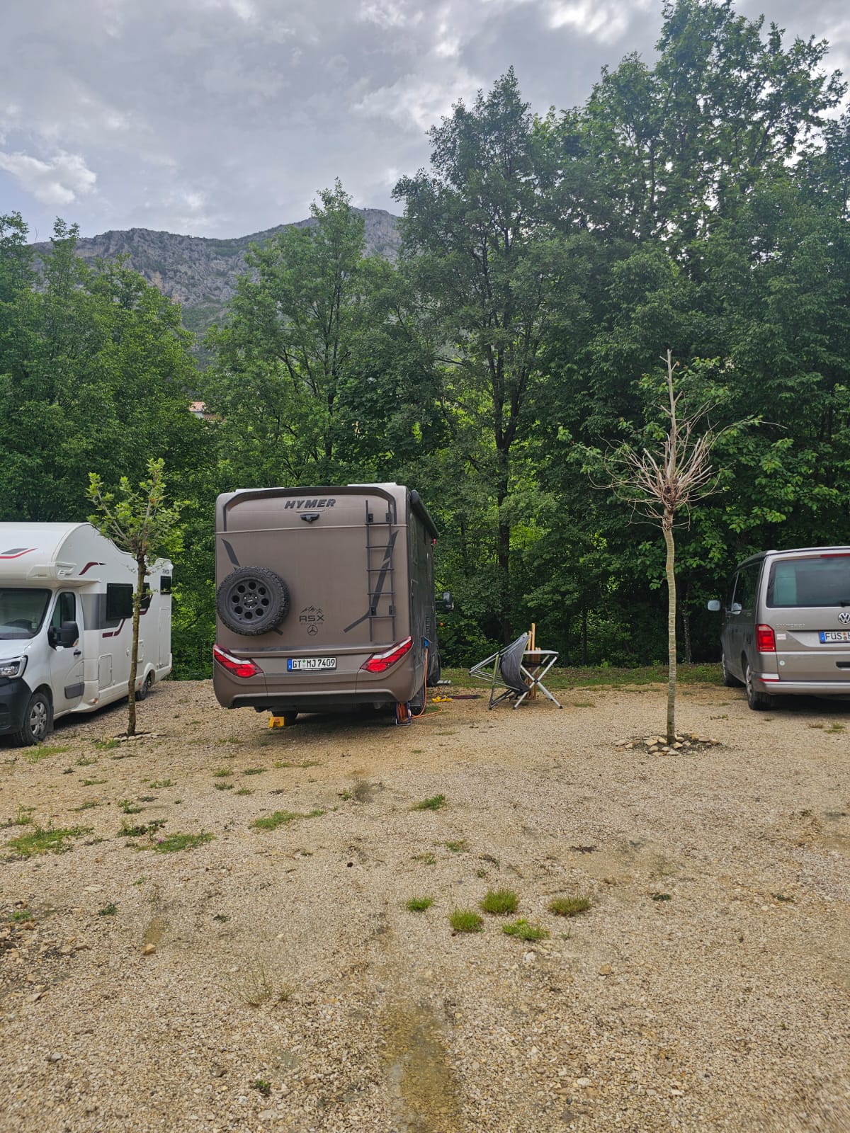 Camperbereich mit Strom